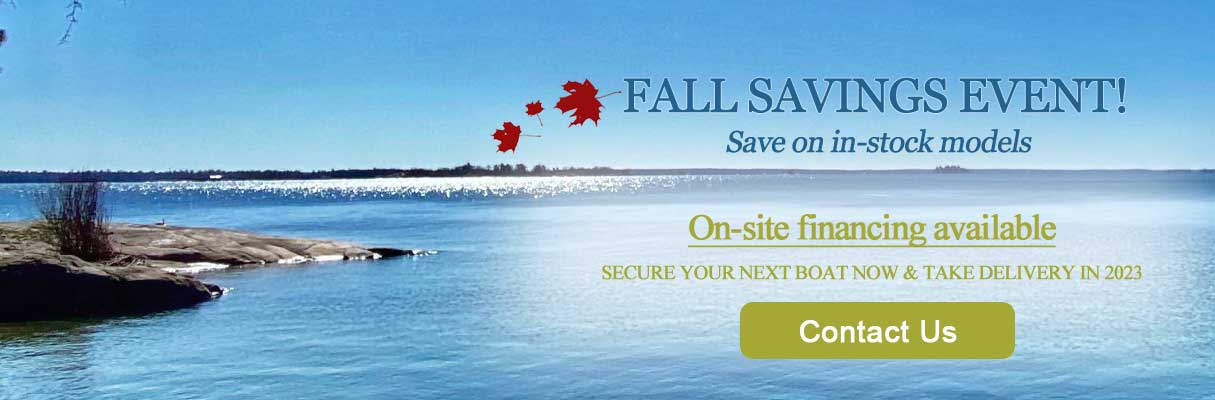 Fall 2022 Savings Event:  on-site financing available
